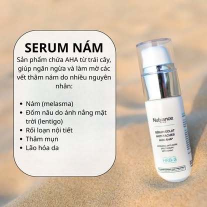 [Hàng Cty NK&PP] Serum dưỡng da NUBIANCE. PARIS Intensive Anti- Dark Spot Serum With AHAs HRB-3 30ml