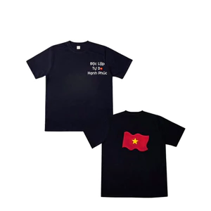 Áo Thun Việt Nam Unisex Form Rộng Chất Vải Cotton Dày Dặn