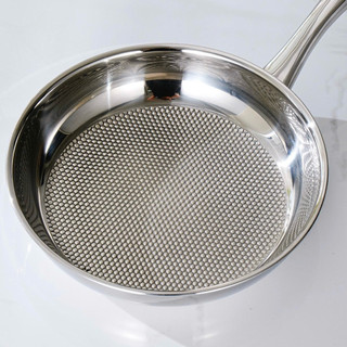 Chảo inox vân goft Oyatton [260] xịn hơn vân tổ ong, rán cá dễ dàng, vẫn cần canh nhiệt O260