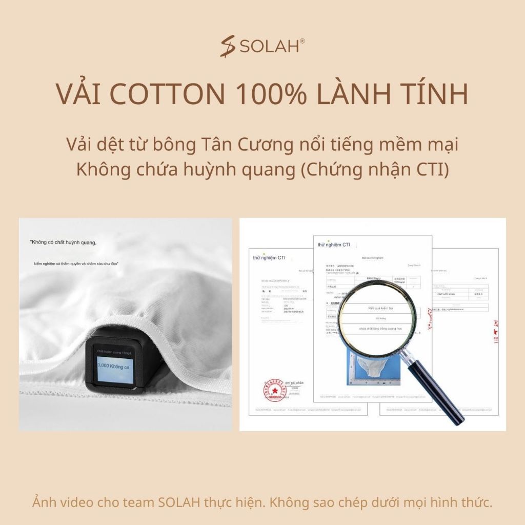 Quần Lót Nữ Cotton Dùng Một Lần SOLAH Khử Trùng Đi Bơi Bikini Mẹ Bầu Sau Sinh Kinh Nguyệt QC01