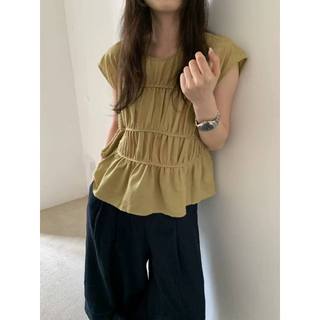 𝗗𝗲𝘁𝘆 𝗟𝗶𝗻𝗲𝗻 - | LY LINEN | - Áo Linen xếp li nhún