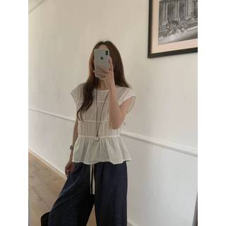 𝗗𝗲𝘁𝘆 𝗟𝗶𝗻𝗲𝗻 - | LY LINEN | - Áo Linen xếp li nhún