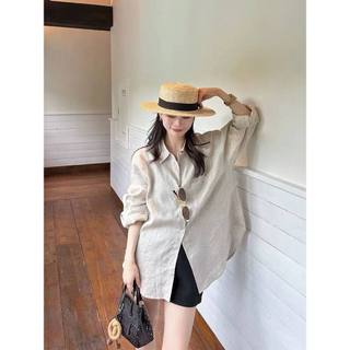 𝗦𝗲𝘂𝗹 𝗕𝗮𝘀𝗶𝗰 𝗟𝗶𝗻𝗲𝗻 - | LY LINEN | - Áo Linen sơ mi basic