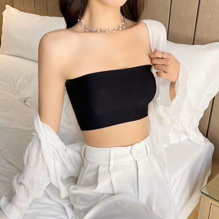 Áo lót nữ không dây su trơn quây ngang sexy đệm mút mỏng dáng ôm thoáng mát A21