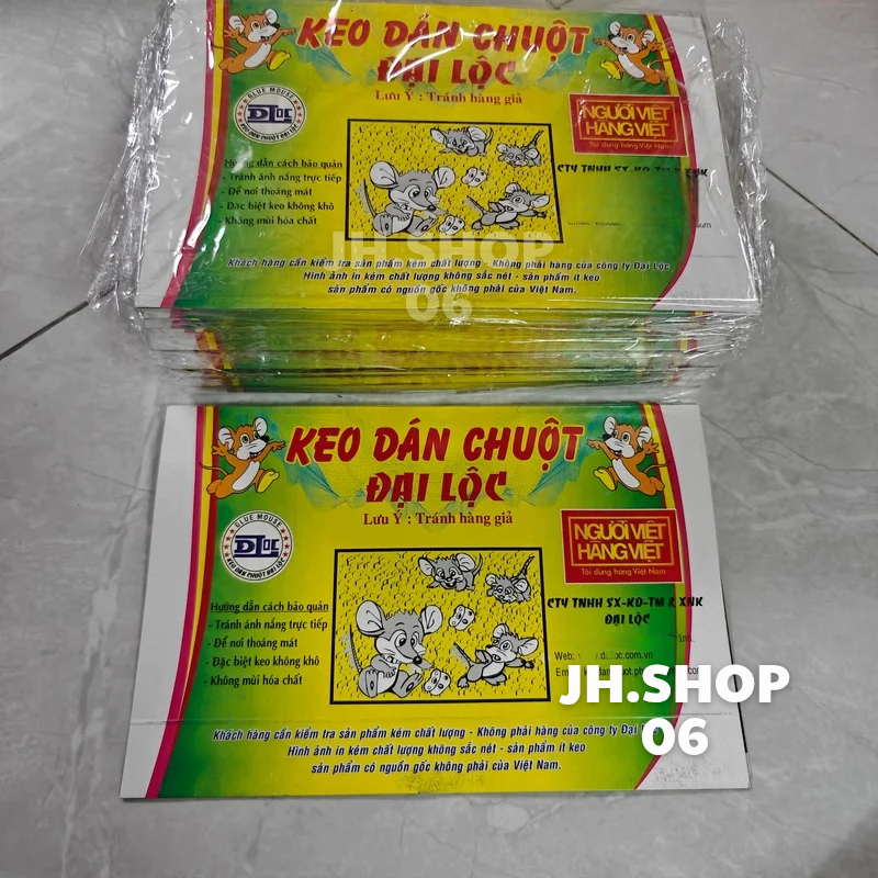 Combo miếng keo dính chuột đại lộc hàng giá tốt (6 miếng 10 miếng 20 miếng)