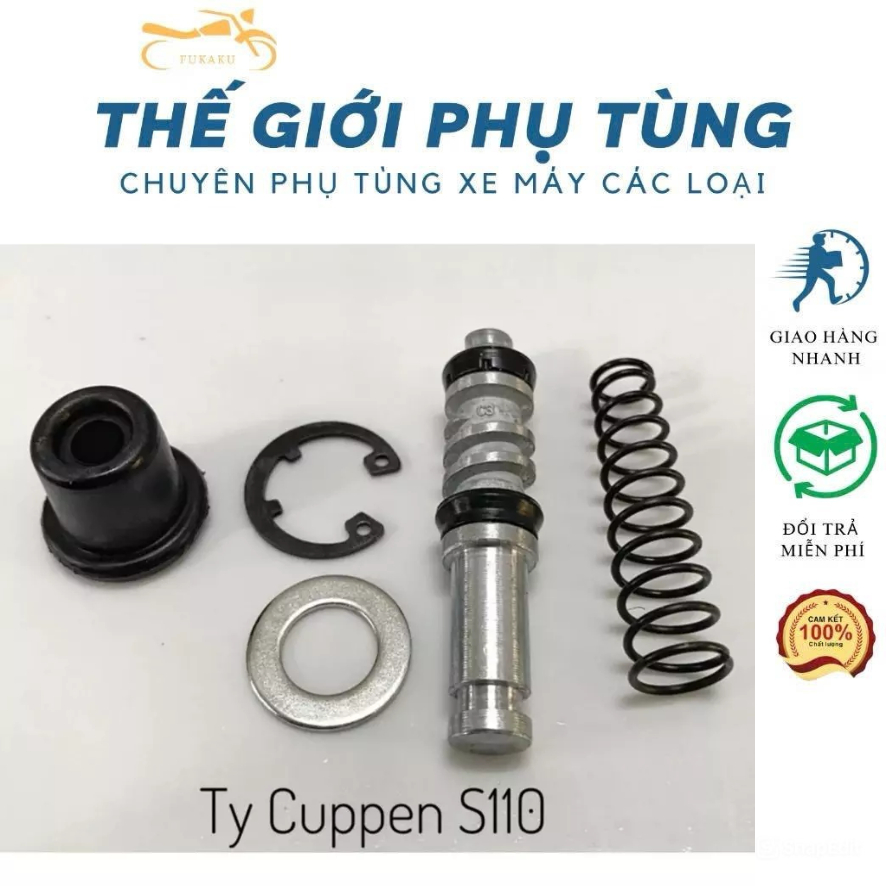 Ty Pen (Ty Cuppen) Phanh Dầu Cốt Nhỏ Xe S110, Future 125 Hàng Cao Cấp