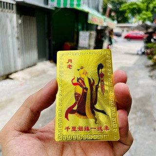 Kim Bài Nguyệt Lão Cầu Tình Duyên - Plastic Siêu Bền Đẹp