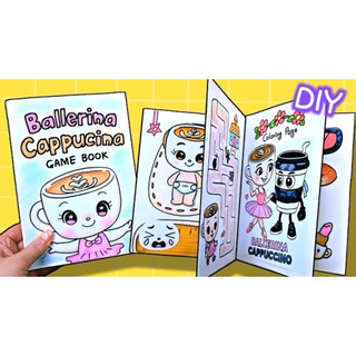 Đồ chơi búp bê giấy Ballerina Cappucina - trò chơi vui nhộn Squishy