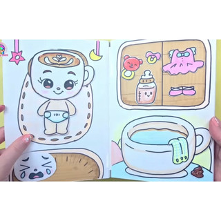 Đồ chơi búp bê giấy Ballerina Cappucina - trò chơi vui nhộn Squishy