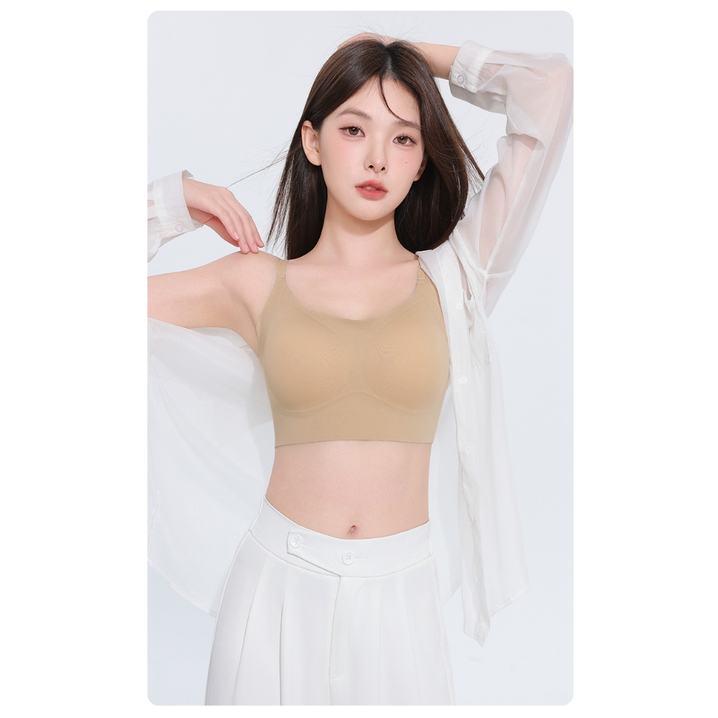 [MUA 2 GIÁ 399K] Áo lót ngực nữ TOKYOLIFE không gọng không viền đệm mỏng mềm mại nâng ngực chống tụt 40005089
