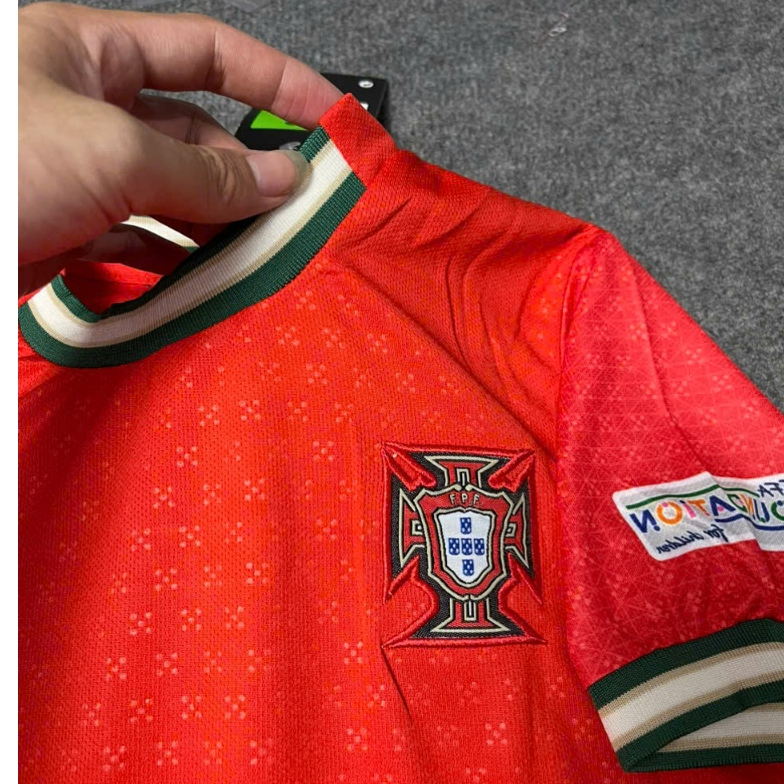 Áo Bóng Đá, Áo Đá Banh Trẻ Em CLB In Sẵn Ronaldo số 7  - Vải Mè Thái Cao Cấp - In Sẵn Cr7
