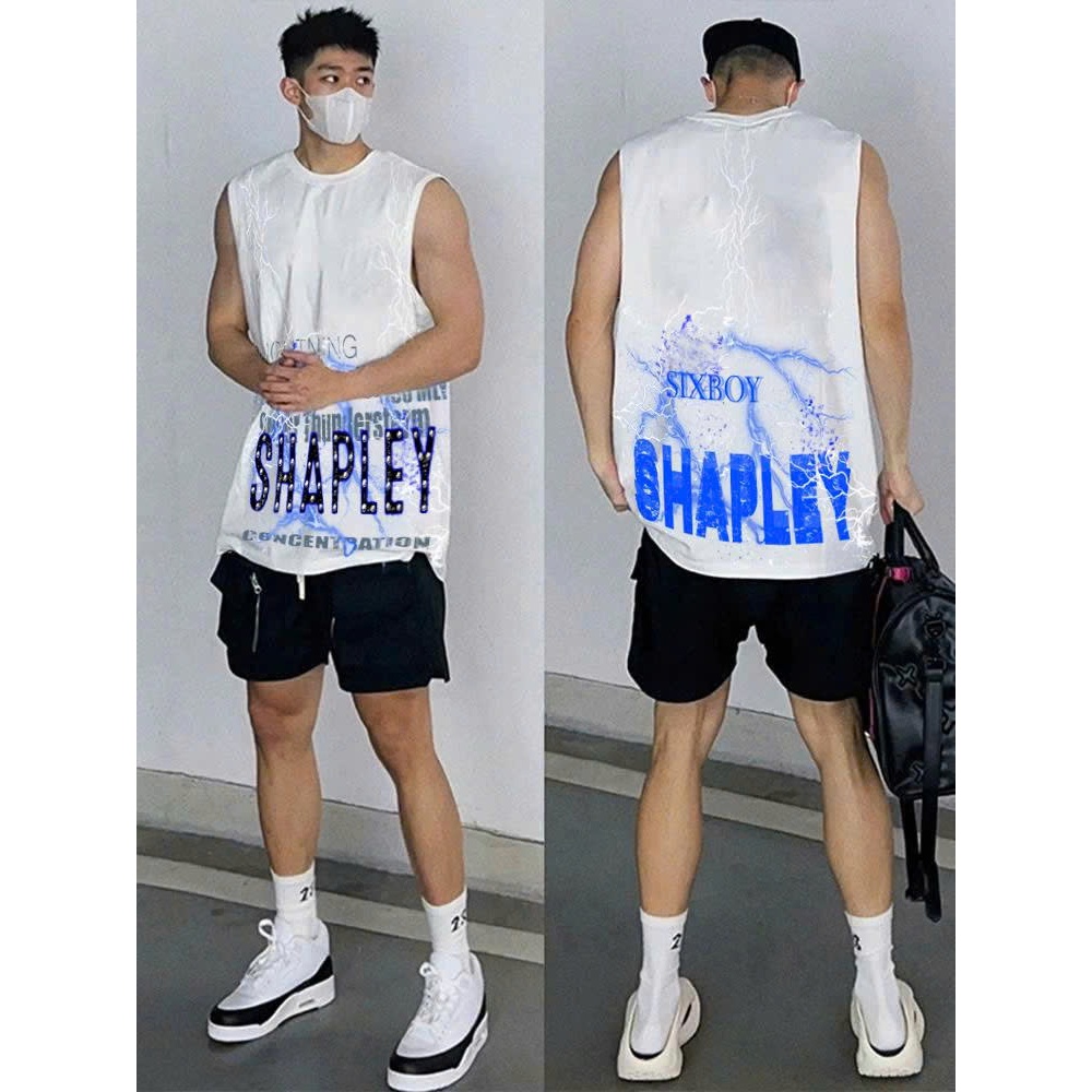 Áo thun Tanktop Cổ tròn SHAPLEY ICVCVNI Unisex Cototn
