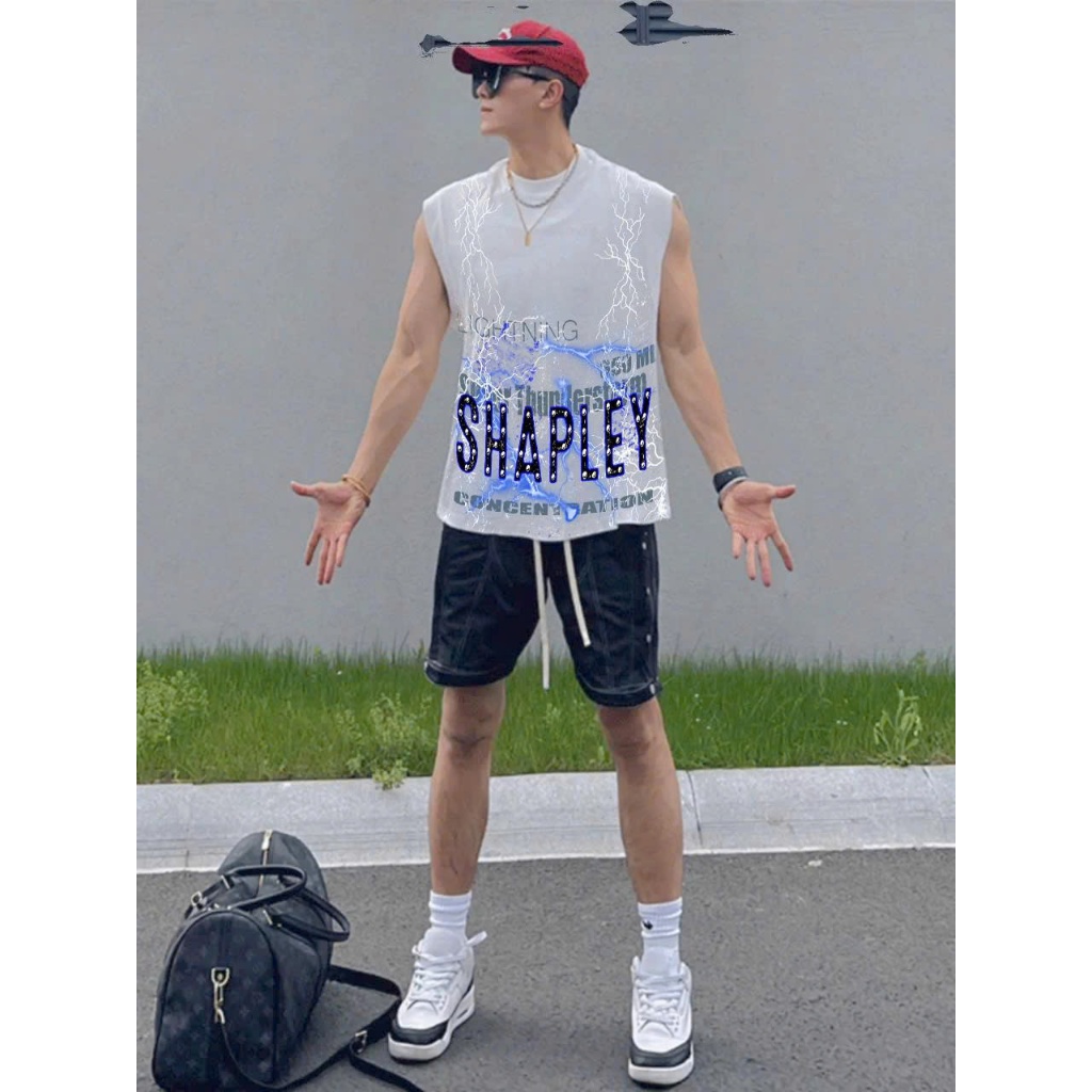 Áo thun Tanktop Cổ tròn SHAPLEY ICVCVNI Unisex Cototn