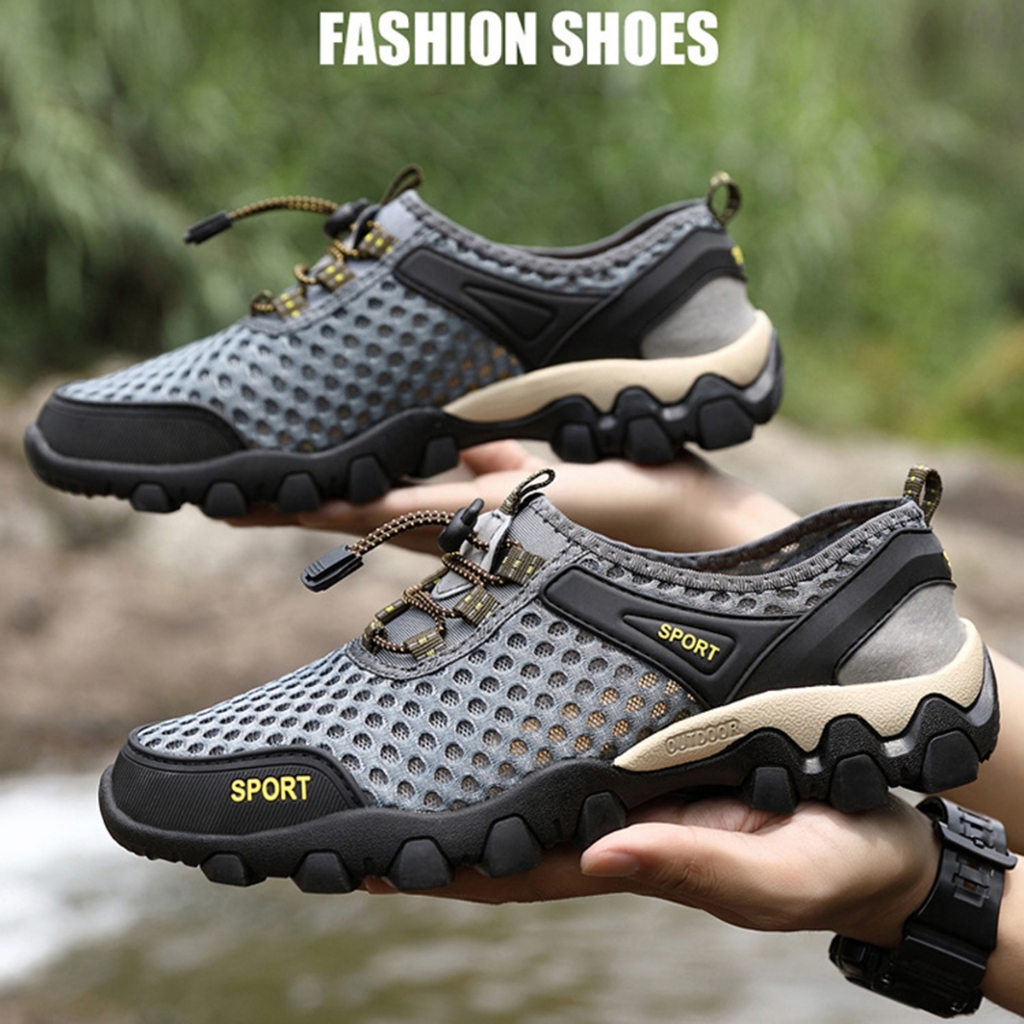 Giày nam Sneaker Leo núi TRAKING, Chống Trơn Trượt, Phù Hợp Chạy Bộ & Tập Gym