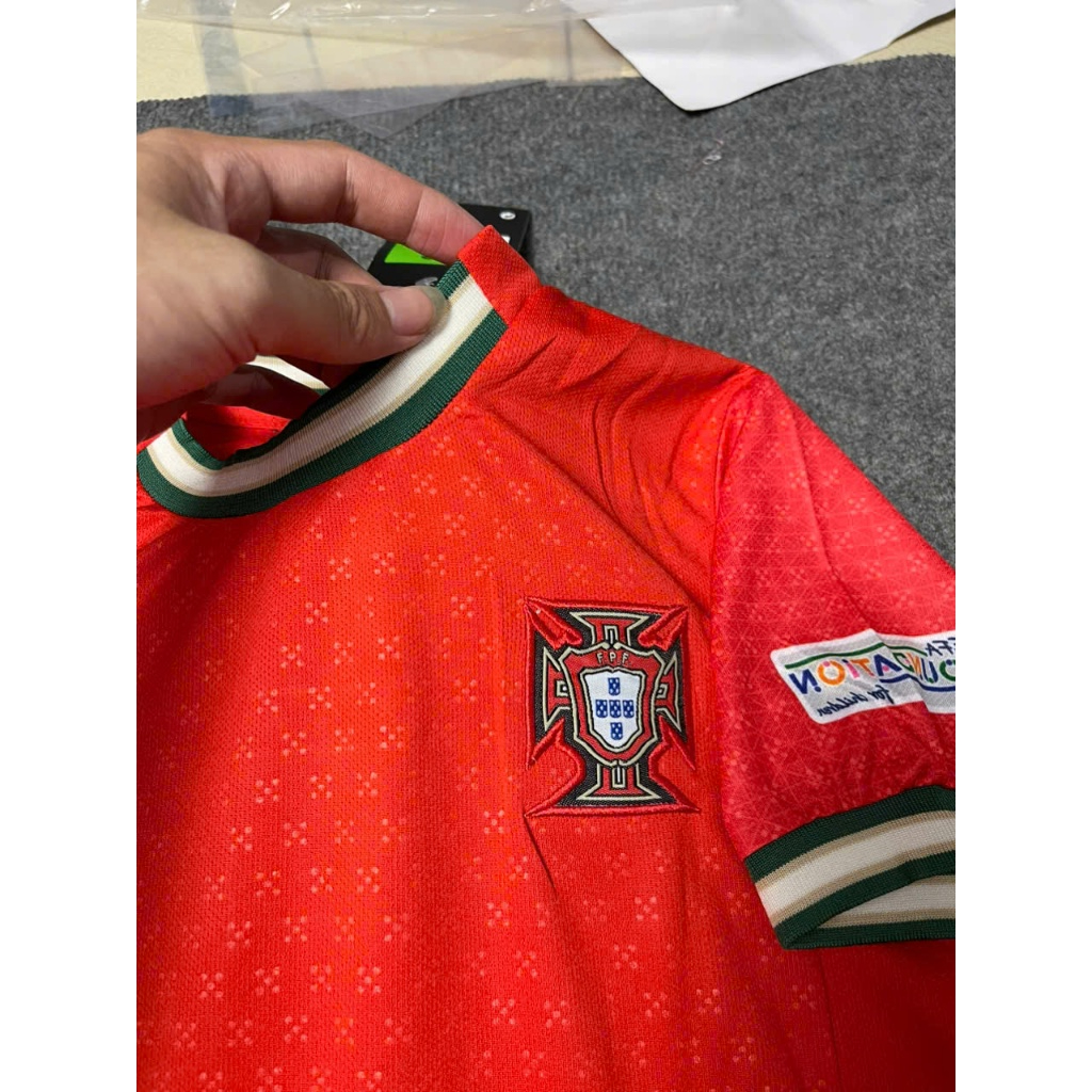 Áo Bóng Đá, Áo Đá Banh Trẻ Em CLB In Sẵn Ronaldo số 7  - Vải Mè Thái Cao Cấp - In Sẵn Cr7.