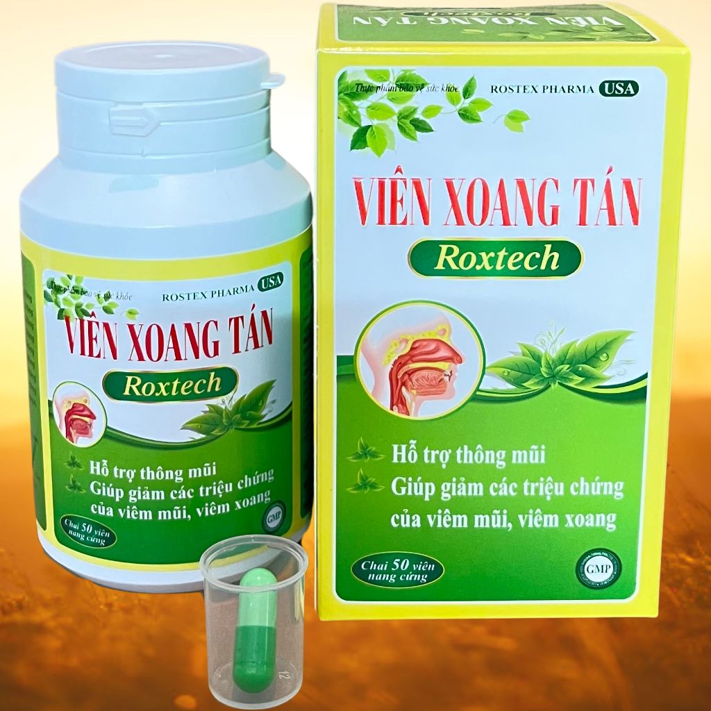 Viên Xoang Tán Roxtech - Rostex - Vinaphar - Vitamin Thanh Lọc