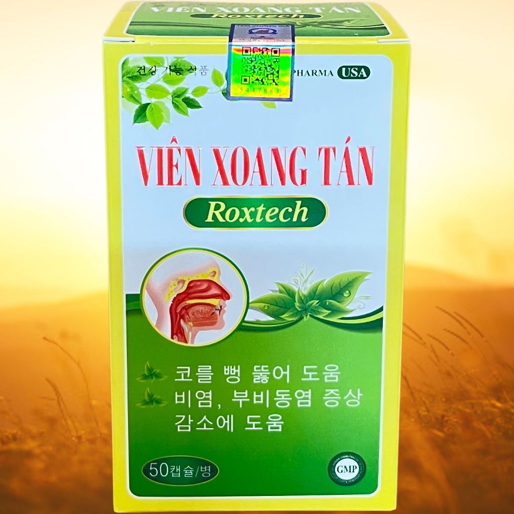 Viên Xoang Tán Roxtech - Rostex - Vinaphar - Vitamin Thanh Lọc