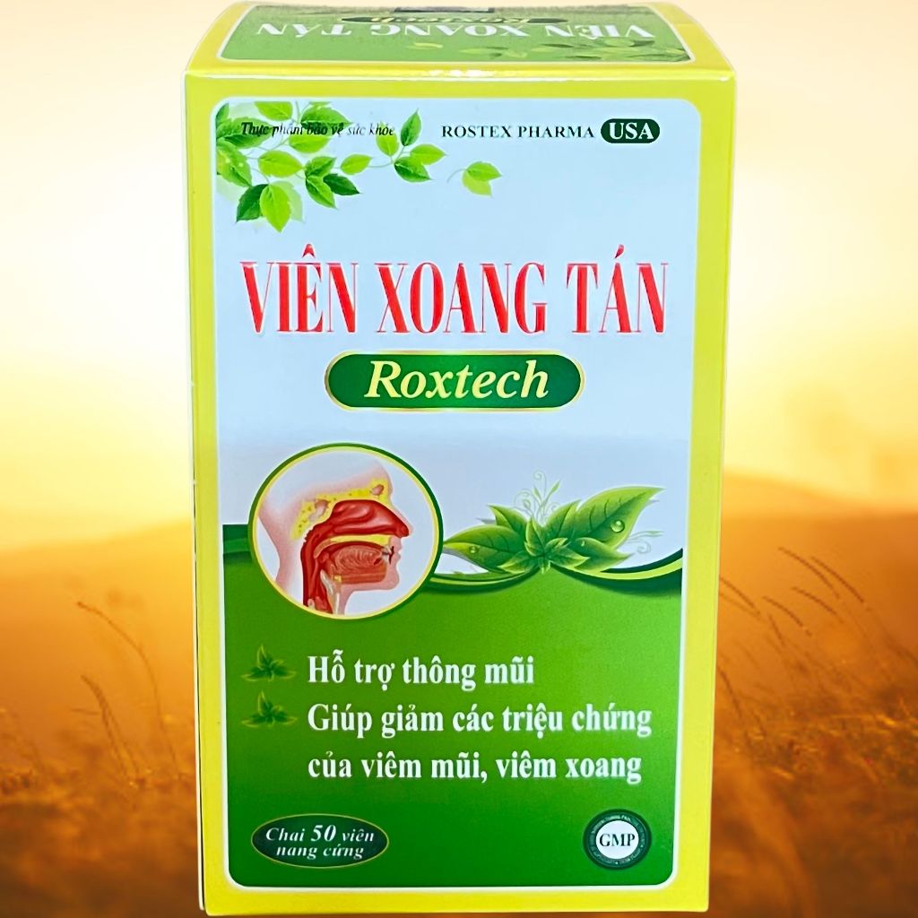 Viên Xoang Tán Roxtech - Rostex - Vinaphar - Vitamin Thanh Lọc