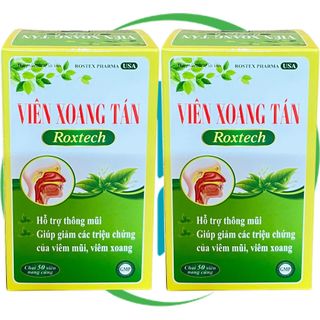 Combo 2 Hộp Viên Xoang Tán Roxtech - Rostex - Vinaphar - Vitamin Phục Hồi