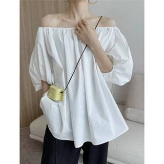 𝗖𝗵𝗶𝗹𝗶  A01 - | LY LINEN | -  Áo Linen trễ vai