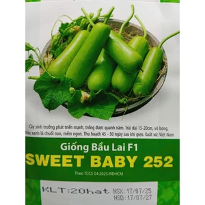 HẠT GIỐNG BẦU LAI F1 SWEET BABY 252 - CHÍNH HÃNG RẠNG ĐÔNG ( DATE MỚI NHẤT)