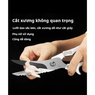 Kéo Cộng Lực Cắt Gà Cá Tiện Dụng - Thép Không Gỉ