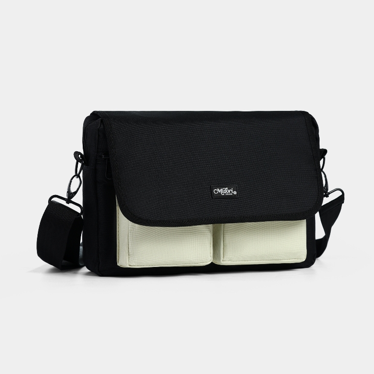 Túi Hộp Đeo Chéo Brandon Nam Nữ Vải Canvas Đựng Điện Thoại Ipad Đi Chơi | Mi Midori