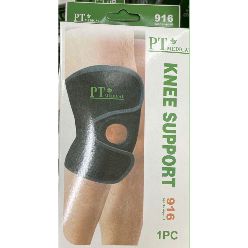 Bó gối Knee support 916, Đai bảo vệ đầu gối  PT Medical 916 hỗ trợ vận động, thoáng khí