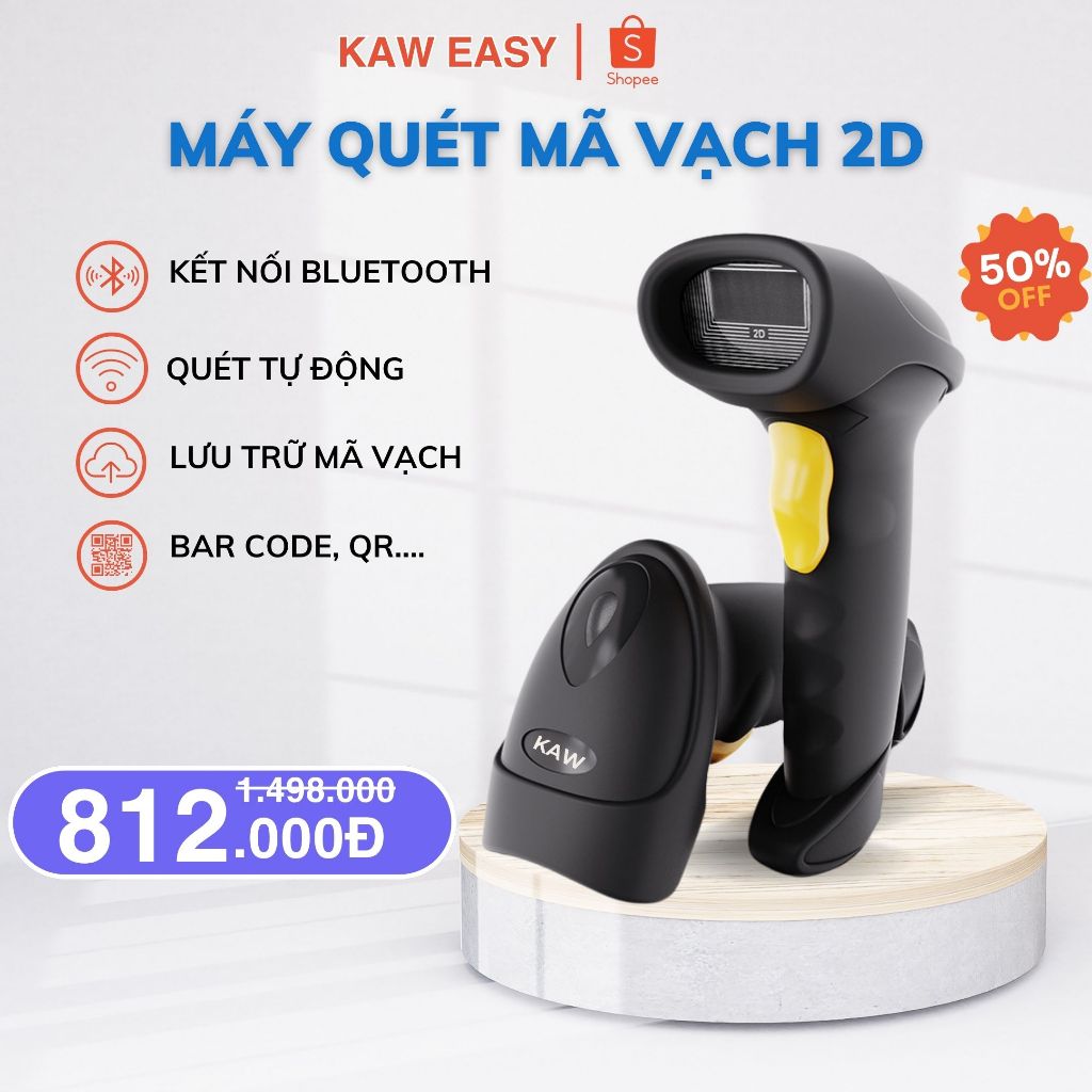 Máy Quét Mã Vạch QR KAW, Đầu Đọc Mã Vạch Đa Tia Để Bàn Công Nghệ CMOS ...