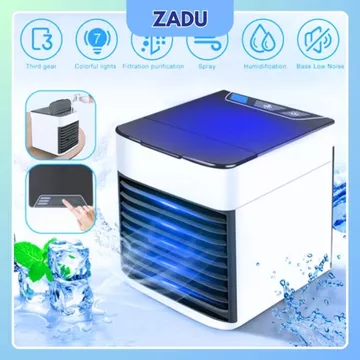 Gia dụng ZADU Điều Hòa Mini Hơi Nước Siêu Mát - Quạt Điều Hòa Mini Để Bàn Nhỏ Gọn Tiện Lợi
