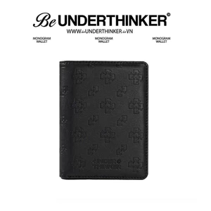 Ví Da PU Nam Nữ Unisex Vertical Dập Chìm Chất Liệu Trượt NƯớc Chính Hãng | Under Thinker