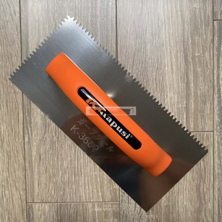 Bàn xoa răng cưa (bay răng cưa) KAPUSI Japan, lưỡi thép cán nhựa cam chắc chắn, Bh 12 tháng  Kouritsu Official Store