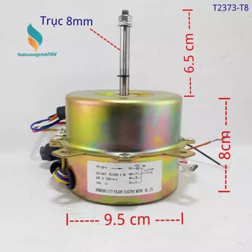 Động cơ quạt hơi nước trục 8mm 12mm quay ngược quay xuôi, Mô tơ động cơ quạt điều hoà hơi nước