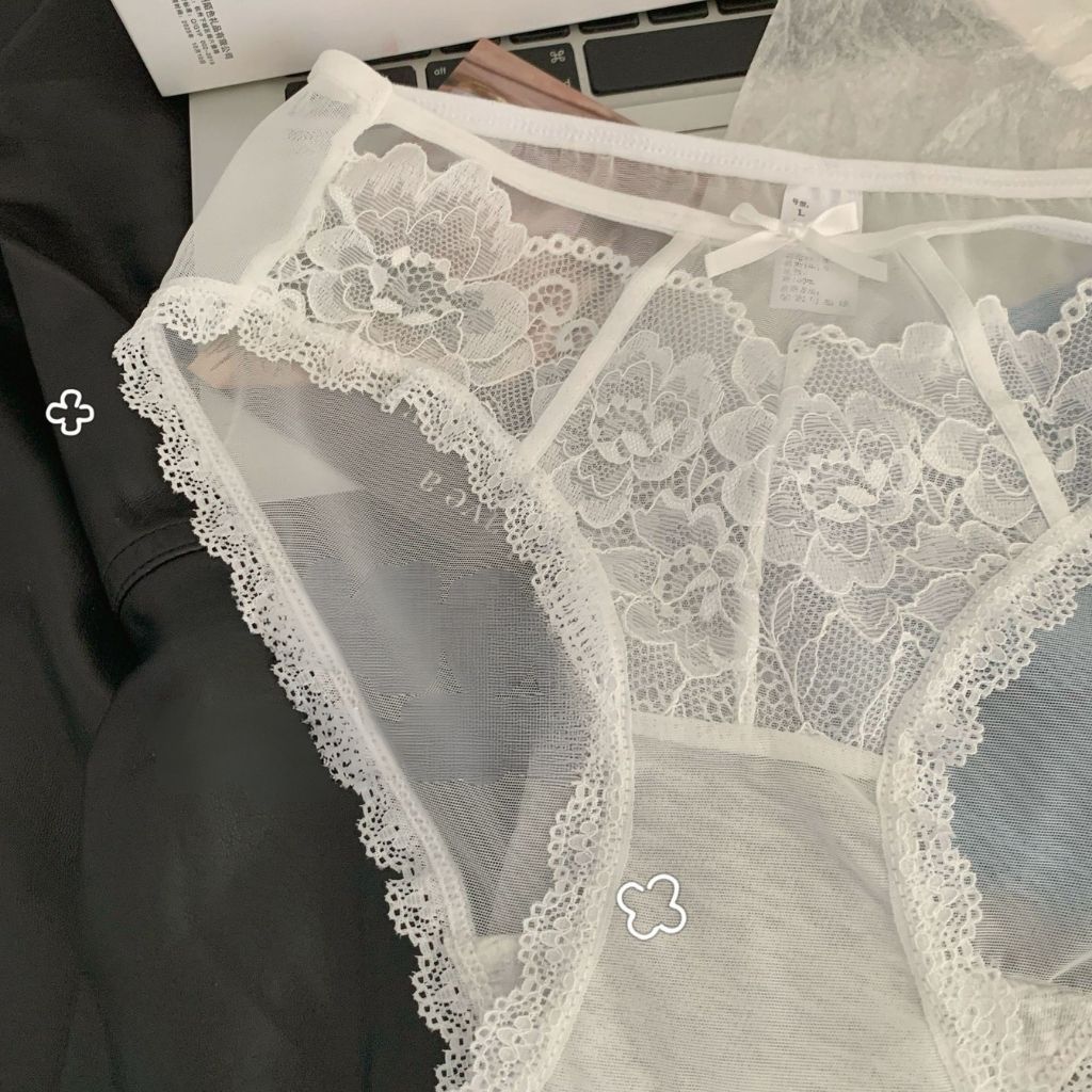 COMBO 4 Quần lót nữ ren lưới hoa gợi cảm quyến rũ cạp vừa ôm mông tôn dáng gợi cảm sexy LANIXA L8809