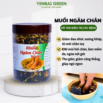 Thảo Dược Ngâm Chân, Muối Ngâm Chân Thảo Dược, Giảm Nhức Mỏi Chân Tay, Hỗ Trợ Giấc Ngủ Ngon 500G