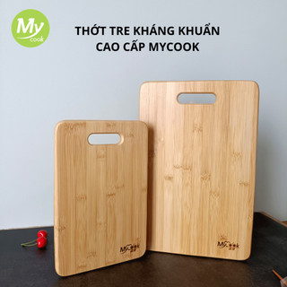 Thớt tre hình chữ nhật chống bám mùi, gỗ tre an toàn kháng khuẩn MyCook