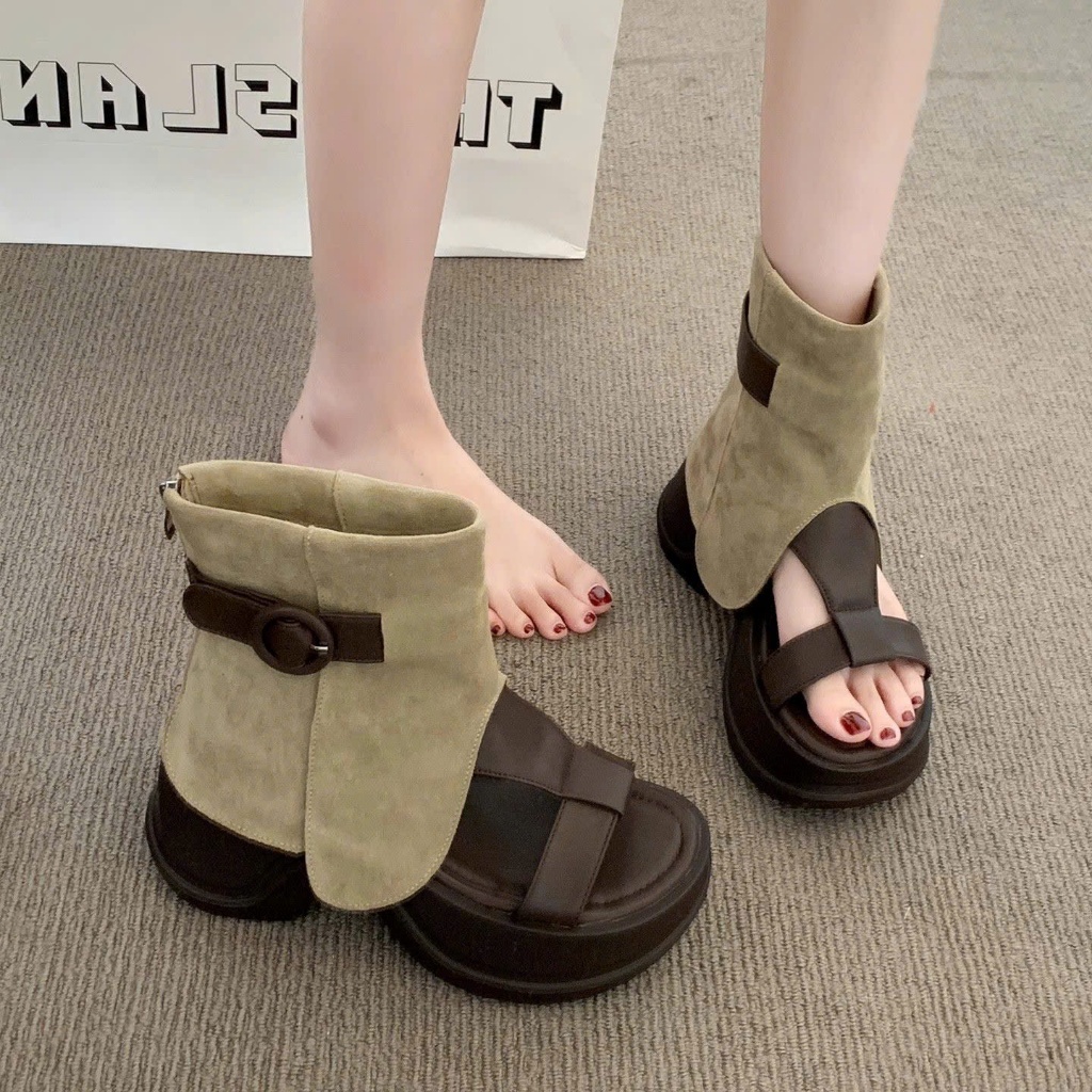 Giày Sandal Quần Đế Dày Cho Cô Nàng Cá Tính Phong Cách Hàn Quốc 2025