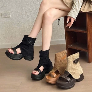 Giày Sandal Quần Đế Dày Cho Cô Nàng Cá Tính Phong Cách Hàn Quốc 2025