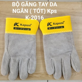 Găng tay hàn bảo hộ 2 lớp KAPUSI chịu nhiệt cao, chống cháy, Bh 12 tháng