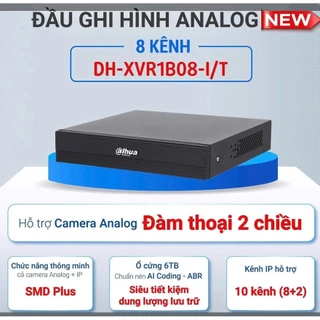Đầu ghi hình DAHUA 2 chiều XVR1B04-I/T XVR1B08-I/T (analog) mẫu mới ra mắt, chính hãng