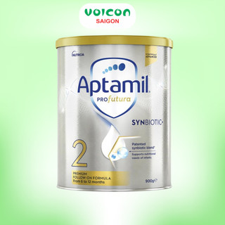 Sữa Aptamil Úc 900g – Synbiotic hỗ trợ tiêu hóa, DHA phát triển trí não, Canxi tăng chiều cao