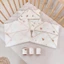 Ủ choàng chất liệu cotton chất liệu cực xịn họa tiết xinh xắn waffle hoạ tiết Monona x Joonee