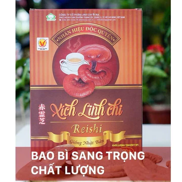 500g Nấm Linh Chi Đỏ Nhật -Xích Linh Chi Thượng Hạng, Hoạt Chất Cao- Hộp Cao Cấp