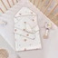 Ủ choàng chất liệu cotton chất liệu cực xịn họa tiết xinh xắn waffle hoạ tiết Monona x Joonee