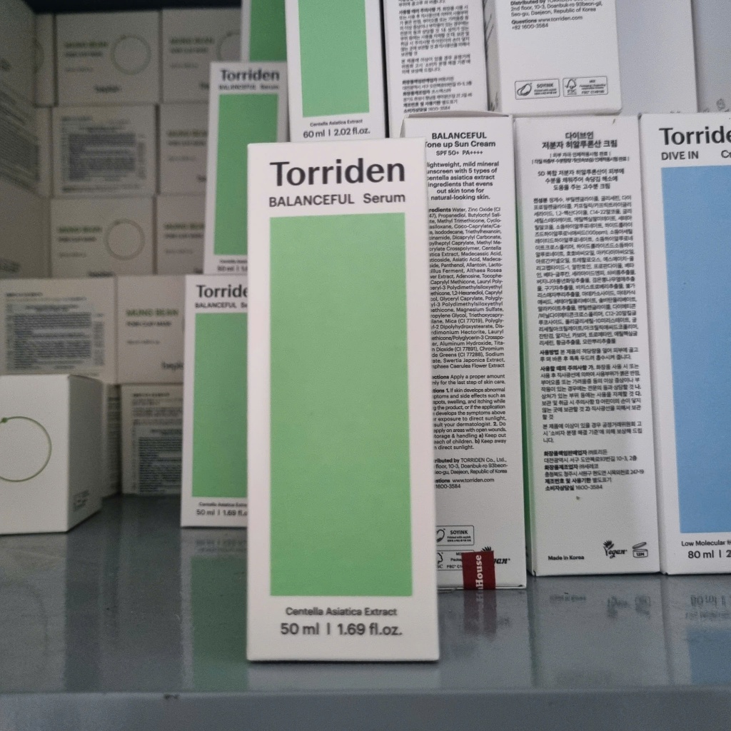 Serum TORRIDEN Balanceful Centella Asiatica Extract Serum 20ml/50ml (xanh lá)
