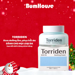 Kem Dưỡng Ẩm Torriden Dive-In Low Molecular Hyaluronic Acid Soothing Cream 100ml