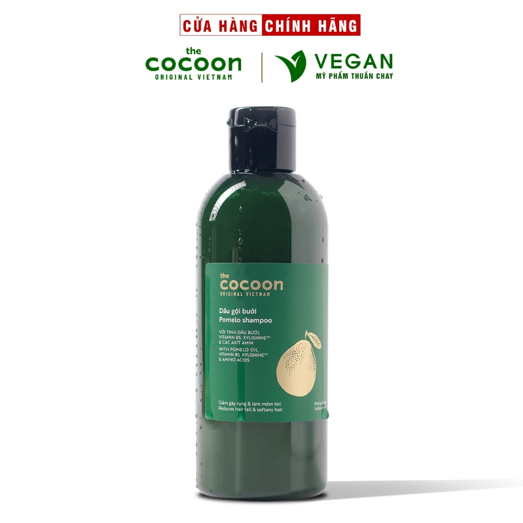 Dầu gội bưởi Pomelo shampoo Cocoon 310ml thuần chay | Shopee Việt Nam