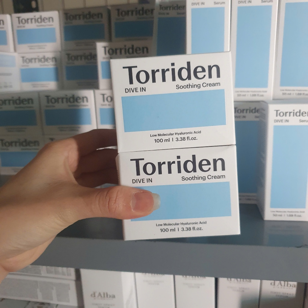 Kem Dưỡng Ẩm Torriden Dive-In Low Molecular Hyaluronic Acid Soothing Cream 100ml