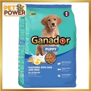 Thức Ăn Hạt Cho Chó Con Ganador Vị Sữa Trứng Túi 400G