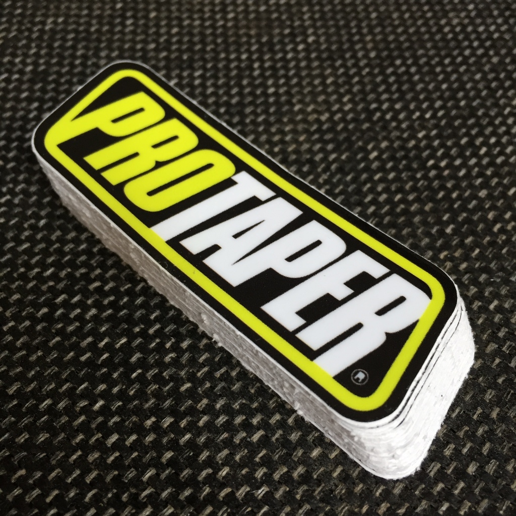 PROTAPER[7.8x2.8cm] decal cao cấp chống nước, sắc nét, bền màu, dính chặt. Hình dán logo trang trí mọi nơi